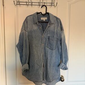 Denim Forum Denim Button Up